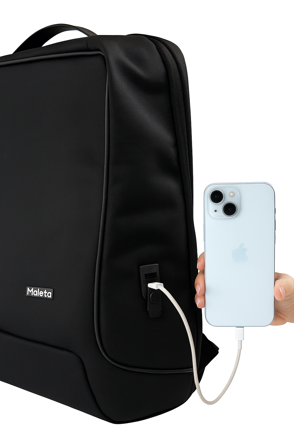 Dual Charging Ports (Type-A & Type-C)