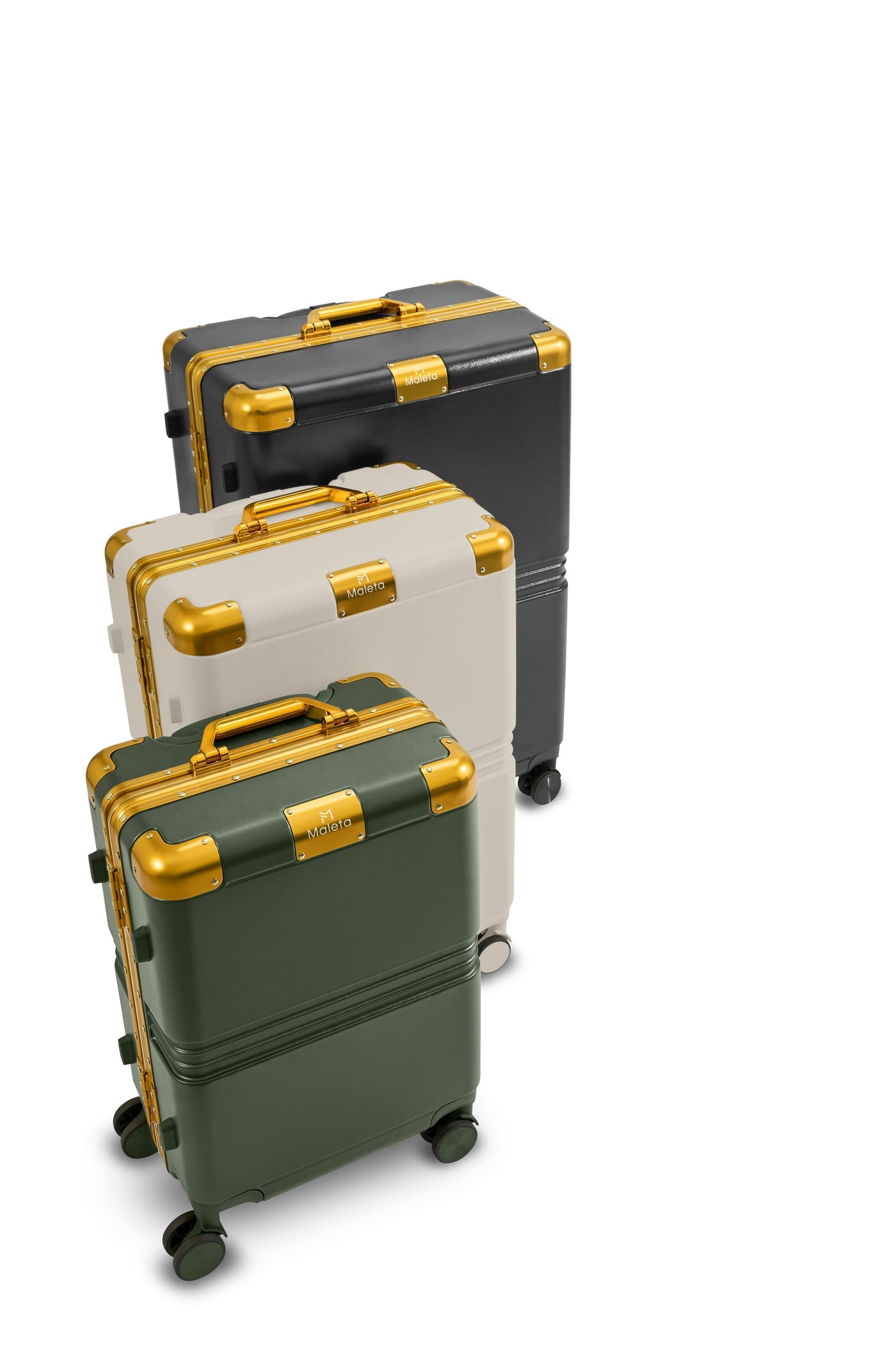 Premium gold-finish accents