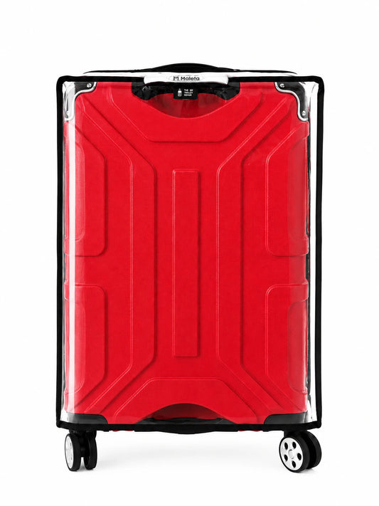 Transparent luggage cover