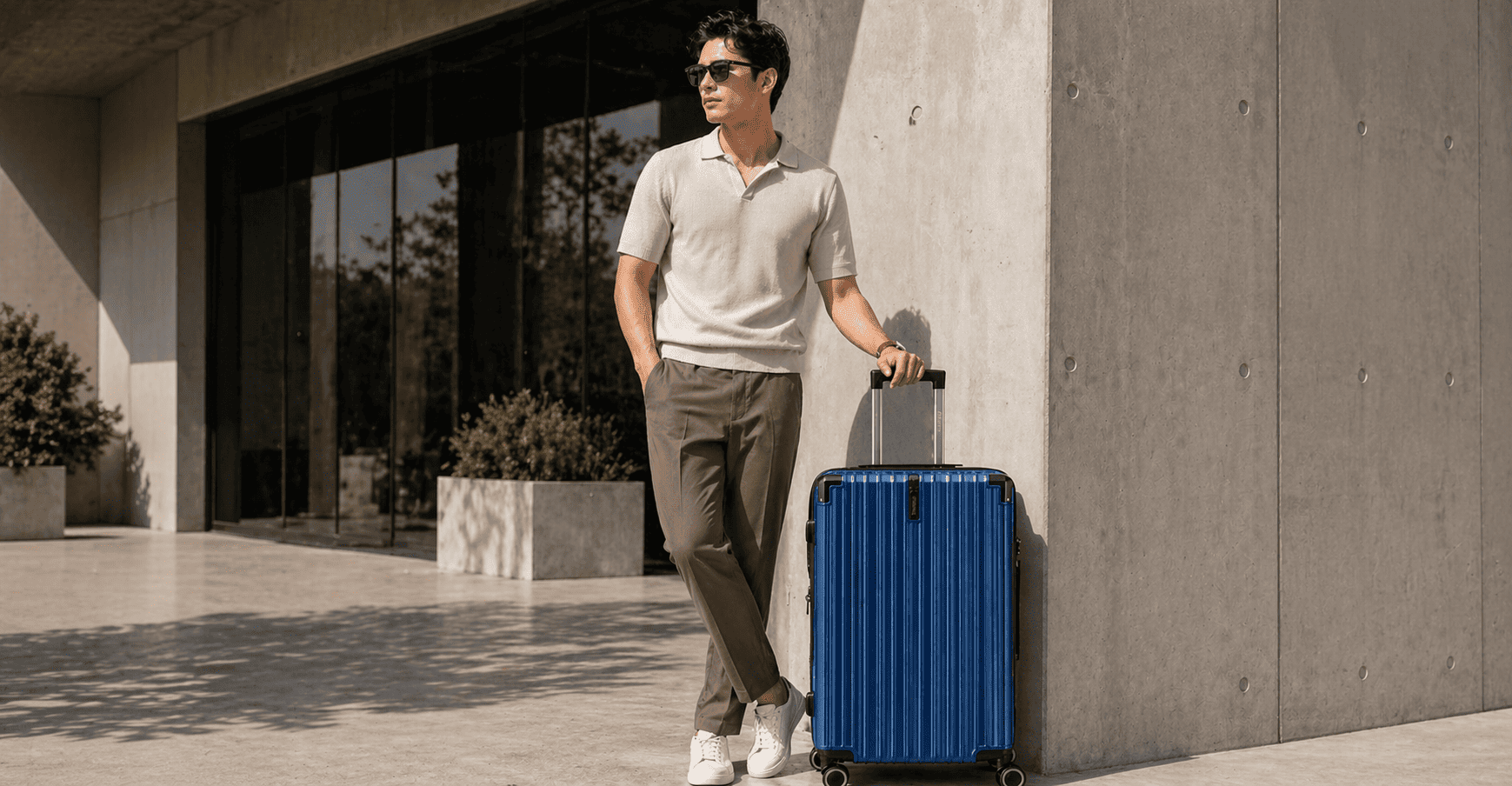 premium hard shell trolley bags 